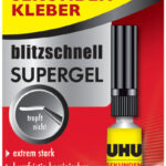 UHU sekundenlijm blitzschnell supergel, 3 g