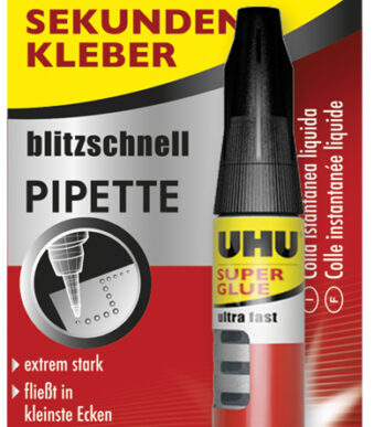 UHU sekundenlijm bliksemsnelle PIPET, 10 g