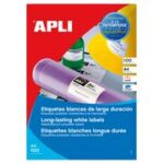 Weersbestendige folie-etiketten, 210 x 297 mm, wit