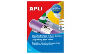 Weerbestendige folie-etiketten, 210 x 148,5 mm, wit