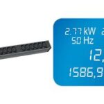 BACHMANN 19" stekkerdoos Bluenet BN0500 12-voudig met LCD-display