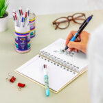 BIC Kugelschreiber 4 Colours balpennen, 8 stuks in metalen doos