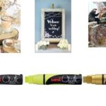 Krijtstift uni-ball PWE17K, goud