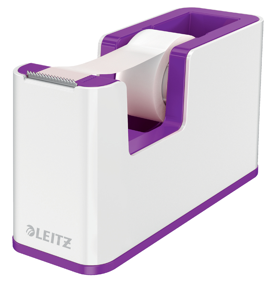 LEITZ Plakbandhouder WOW Duo Colour violett/wit LEITZ Plakbandhouder WOW Duo Colour violett/wit