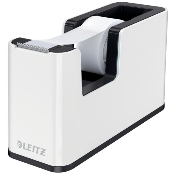 LEITZ plakbandhouder WOW Duo Colour zwart/wit inclusief plakband