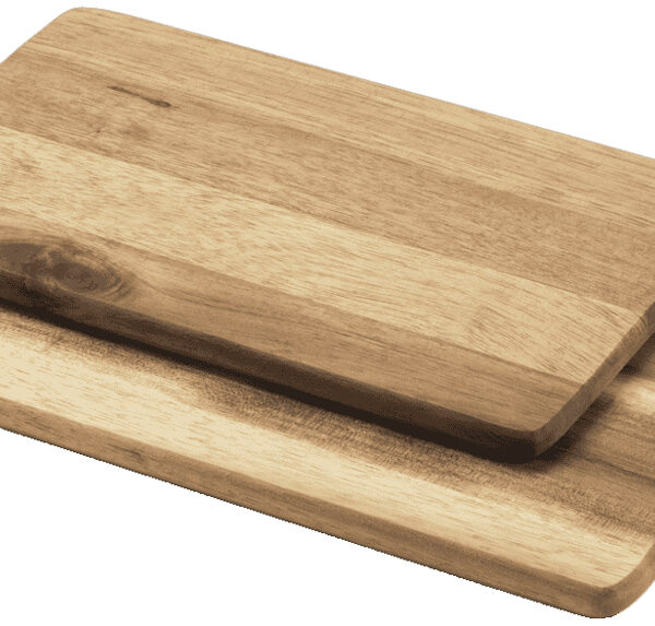 Metaltex Snijplanken Acaciahout Rechthoekig - 2 Stuks