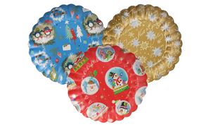 STARPAK Adventskalender rond, diameter 23 cm