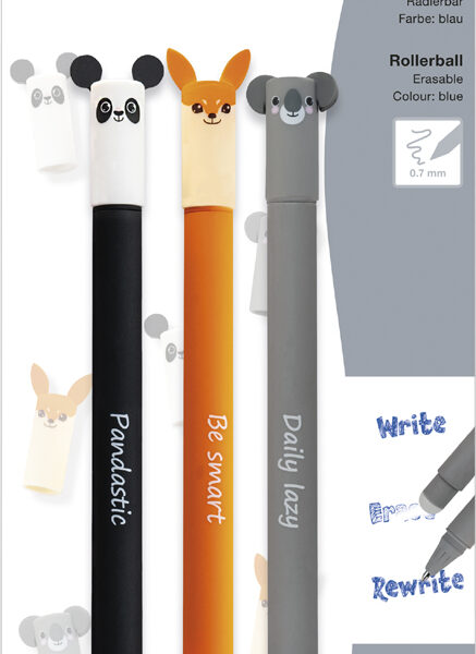 EBERHARD FABER Gelschrijver Animal Erase It! 3 stuks