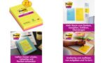 Post-it Super Sticky Notes gelineerd, 101x152 mm, 3 blokken, gekleurd