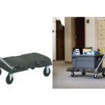 Rubbermaid transportwagen Triple Trolley, grijs