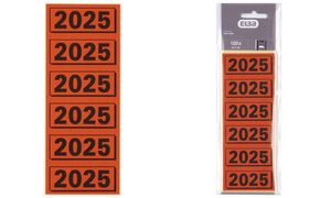 ELBA Inhoudsschildje '2026', geel, afmetingen: (B)57 x (H)25 mm