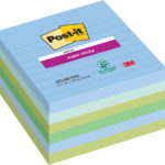 Post-it zelfklevende notitieblokjes Super Sticky gelineerd 101x101mm