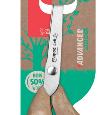 Maped schaar Advanced Wood 210mm asymmetrisch links bruin