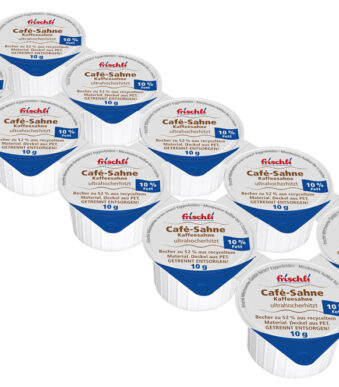 HELLMA koffieroom 10% vet, kleine verpakking 10 porties à 10g