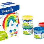 Pelikan vingerverf basisset, 4 kleuren