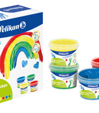 Pelikan vingerverf basisset, 4 kleuren