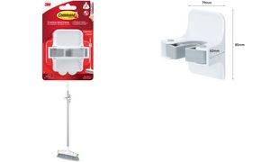 3M Command bezemhouder voor stelen tot diameter 25 mm
