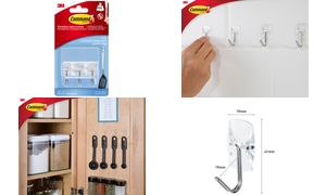 3M Command draadhaak transparant maat S