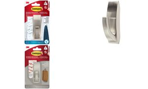 3M Command metalen haak Modern L zilver