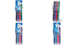 PILOT Frixion Ball Clicker rollerpen set, 4 stuks in etui