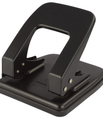 Pavo perforator 35 vel, zwart metaal met opvangbak