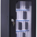 Pavo smartphone-opbergkast voor 36 toestellen, donkergrijs