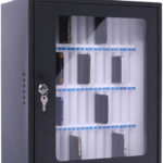 Pavo smartphone-opbergkast voor 48 toestellen, donkergrijs