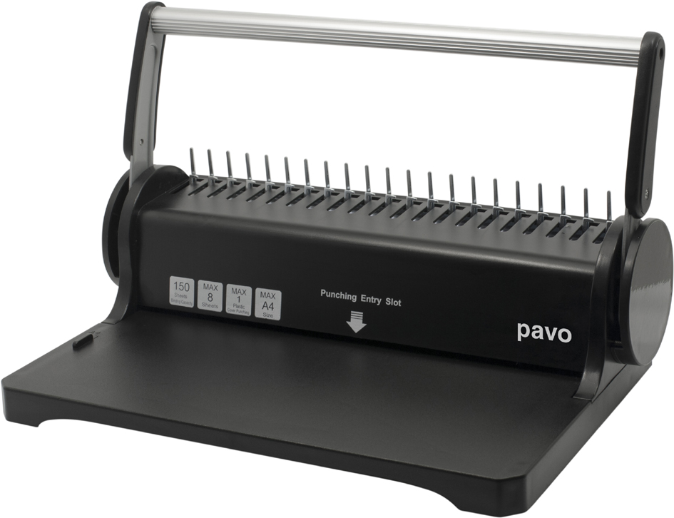 Pavo Smartmaster 2 inbindmachine plastiek spiraal gekleurd gesorteerd Pavo Smartmaster 2 inbindmachine plastiek spiraal gekleurd gesorteerd