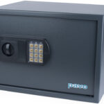 Brandkluis met elektronisch slot, 35 liter, donkergrijs.