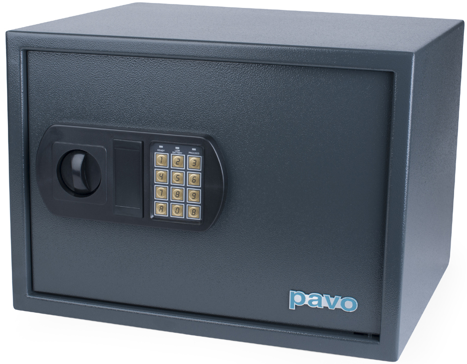 Brandkluis met elektronisch slot, 35 liter, donkergrijs. Brandkluis met elektronisch slot, 35 liter, donkergrijs.