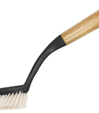 Peggy Perfect afwasborstel bamboe handvat zwart/naturel