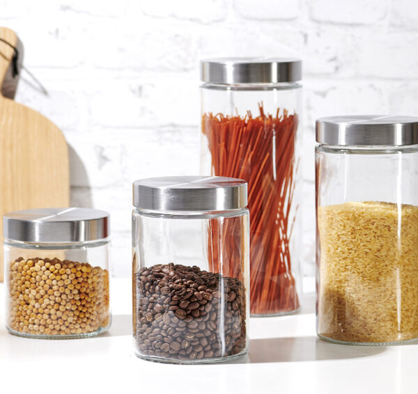 Voorraadpot VIO, rond, 2,1 liter