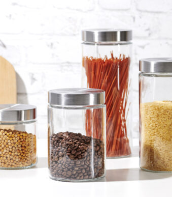 Voorraadpot VIO, rond, 0,7 liter