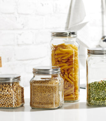 Opbergpot hoekig 0,9 liter