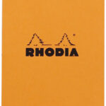 RHODIA Notitieblok No. 8, 74 x 210 mm, geruit, oranje