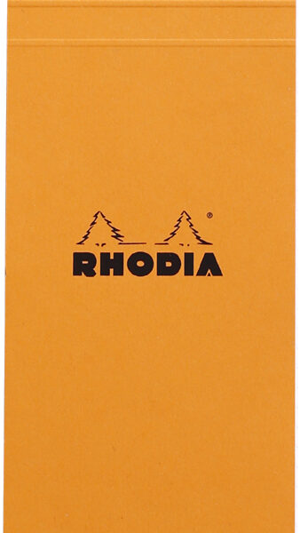 RHODIA Notitieblok No. 8, 74 x 210 mm, geruit, oranje
