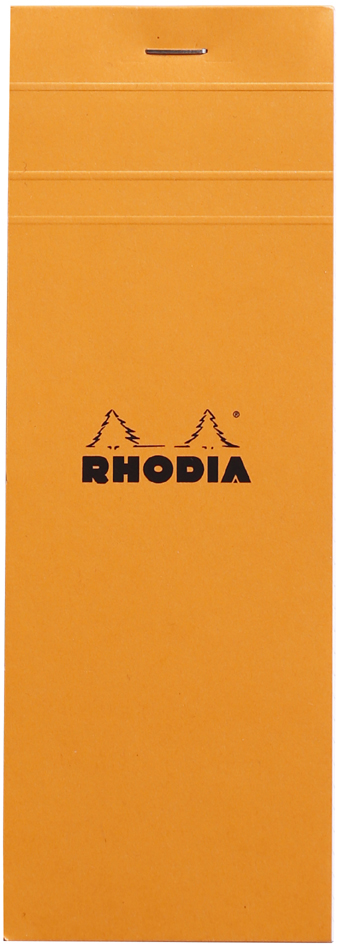 RHODIA Notitieblok No. 8, 74 x 210 mm, geruit, oranje
