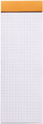 RHODIA Notitieblok No. 8, 74 x 210 mm, geruit, oranje