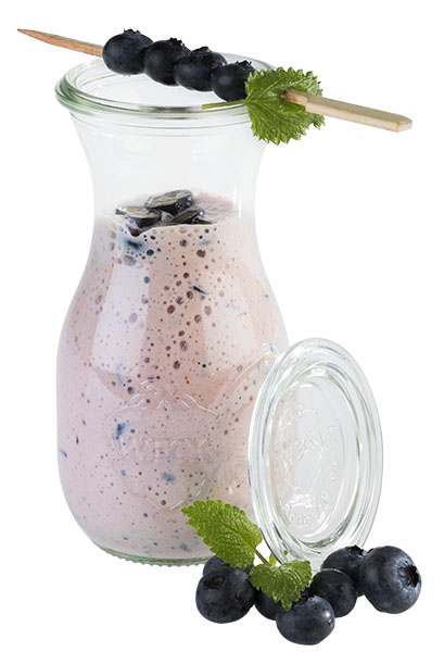 APS Weckfles met deksel, 250 ml, set van 6