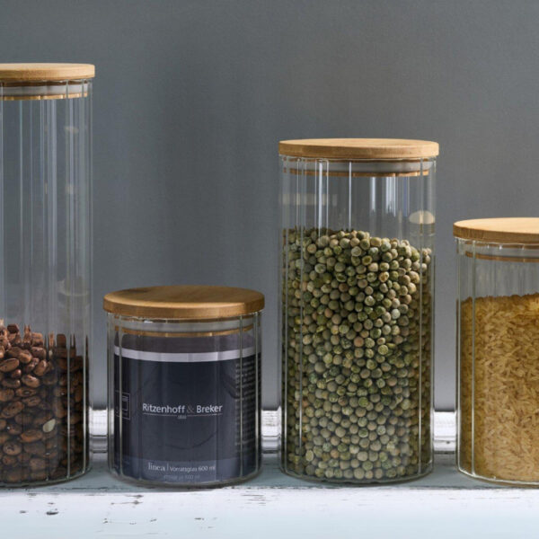 Ritzenhoff & Breker Voorraadpot LINEA, rond, 0,6 liter