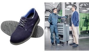 uvex 1 business veiligheidsschoenen halfhoog S3, blauw, maat 39