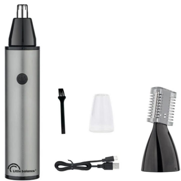 Little Balance oor- en neushaartrimmer grijs/zwart