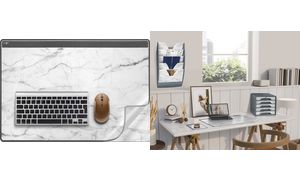 CEP bureauonderlegger grijs marmer, 585 x 385 mm