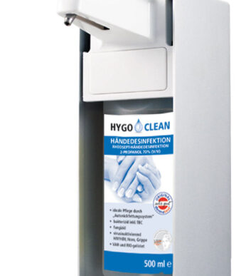 HYGOCLEAN wanddispenser zilver voor 500 ml flessen