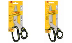 Kleiber professionele kleermakerssschaar, 238 mm, zwart/geel.