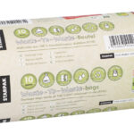 STARPAK vuilniszakken 'Waste-to-Waste', 240 liter, bruin