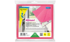 Peggy Perfect afwas- en allesreiniger doekjes roze, 4 stuks