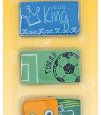 Tekstlabels 'Jongens', 25 x 25 mm