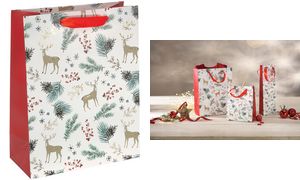 Sigel kerstflessentas 'Christmas Motifs Watercolor