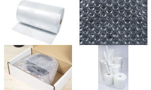 Luchtkussenfolie, 500 mm x 5 m, transparant